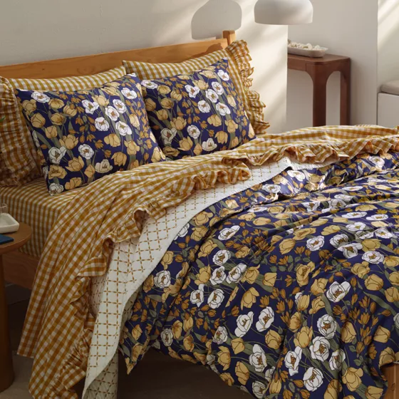 400 Thread Count Premium Supima Cotton No Iron Sateen Bedding - primary