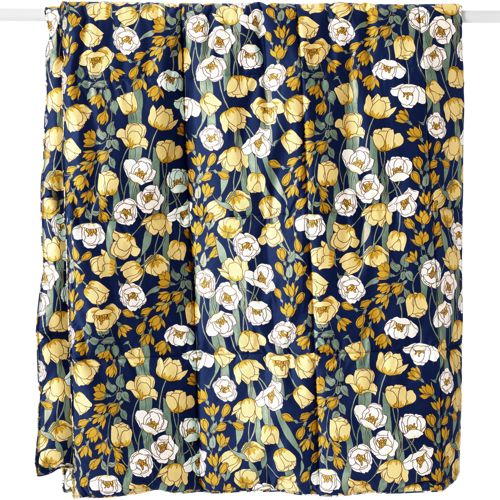 Deep Sea Navy Poetic Floral