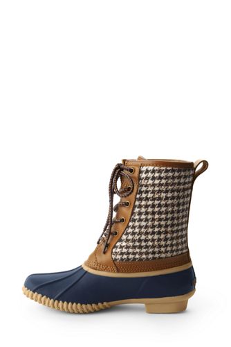 lands end lined duck boots