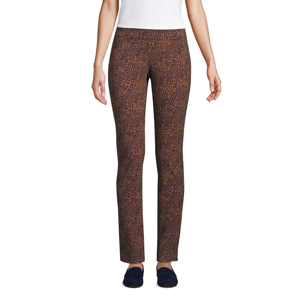Lands' End Women's Tall Starfish Mid Rise Knit Jean Leggings