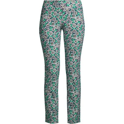 Gemusterte Jersey-Freizeithose Slim Fit Starfish image number 1
