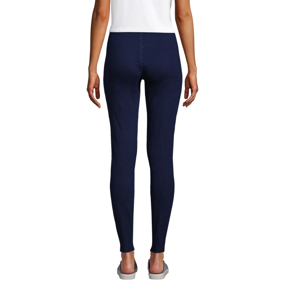 Lands' End Women's Petite Starfish Mid Rise Knit Leggings - Small - Deep  Sea Navy : Target