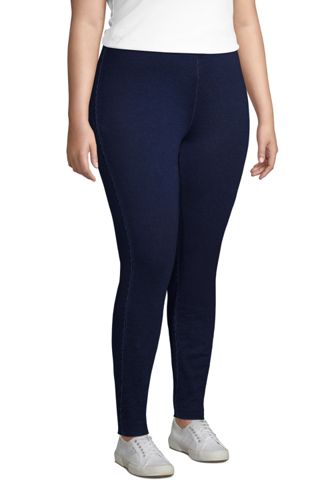 plus size jean leggings