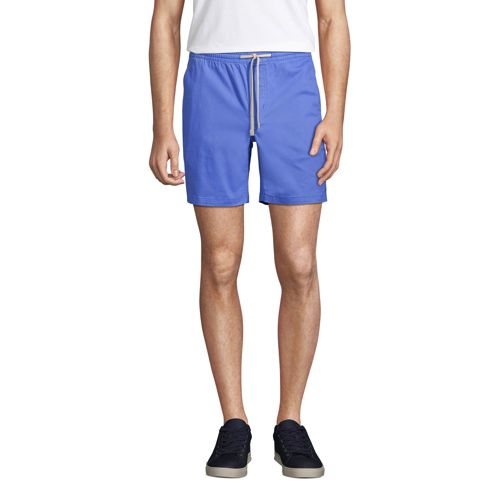 Lands' End Men's 7" Comfort-First Pull On Deck Shorts (4 colors)