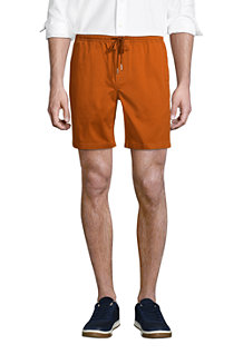 Men's Chino Shorts with Elastic Waist