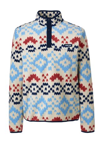 lands end mens fleece pullover