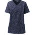 Women's Printed Scrubs Uniform Top, Front