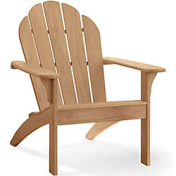 Teak Adirondack Patio Chair, Front