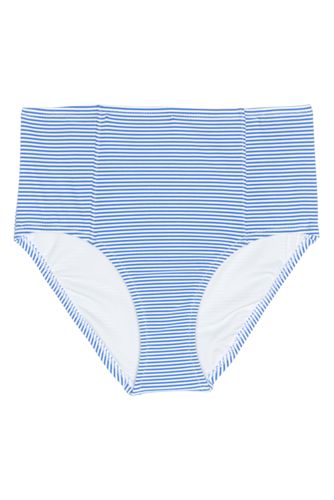 seersucker high waisted bikini