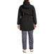Women's Plus Size Waterproof Hooded Packable Raincoat, Back