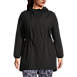 Women's Plus Size Waterproof Hooded Packable Raincoat, Front