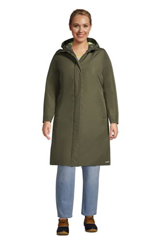 lands end plus size outerwear