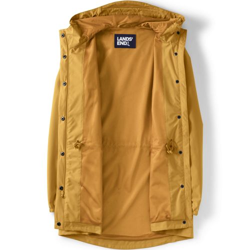  Lands' End Wasserdichte Regenjacke Squall Mit Packfach, Damen, Größe:32-34 Regular, Gelb, Polyester, By Lands' End 