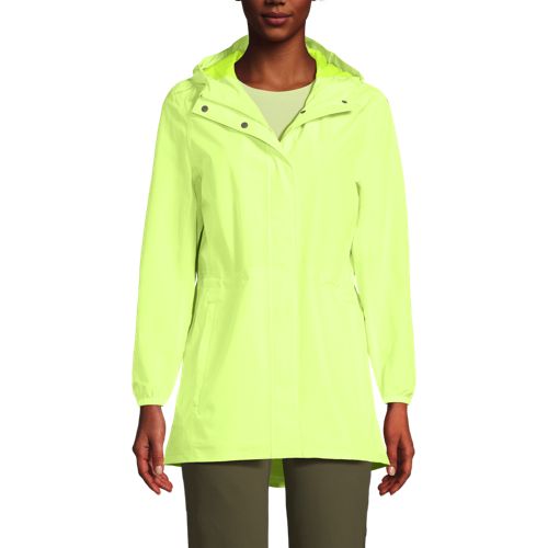 Women s Waterproof Hooded Packable Raincoat Lands End