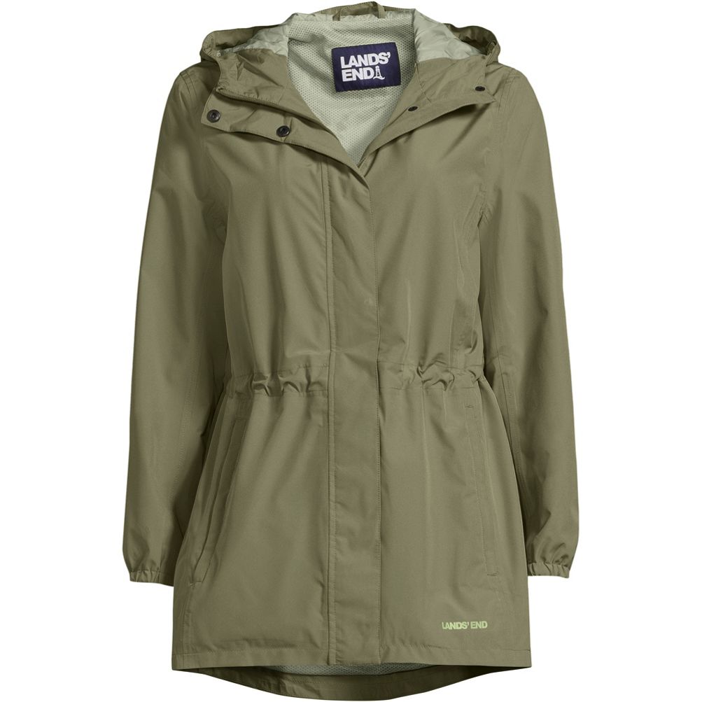 Lands end clearance women's waterproof jacket