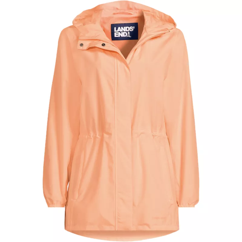 Plus Size Squall Packable Waterproof Raincoat, Front