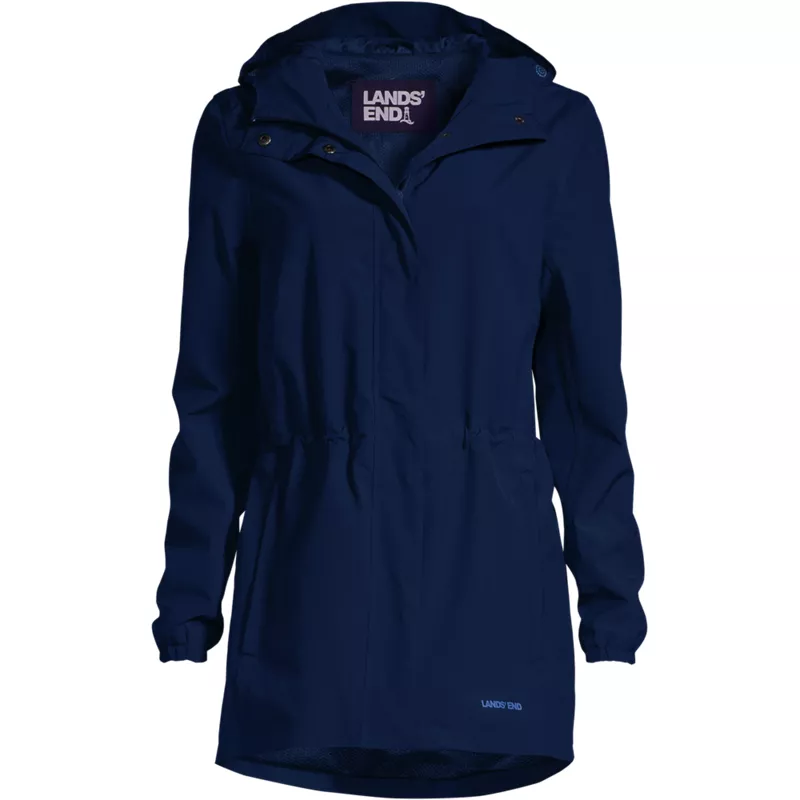 Plus Size Squall Packable Waterproof Raincoat, Front