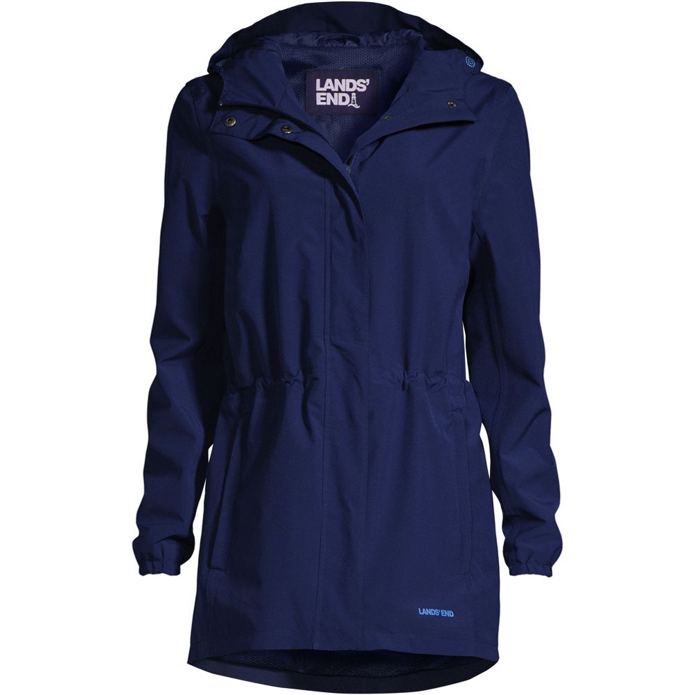 Lands end womens store rain jacket