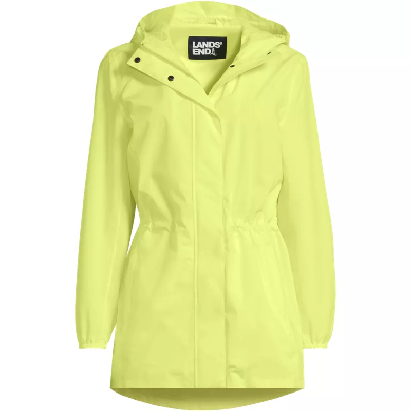 Plus Size Squall Packable Waterproof Raincoat, Front