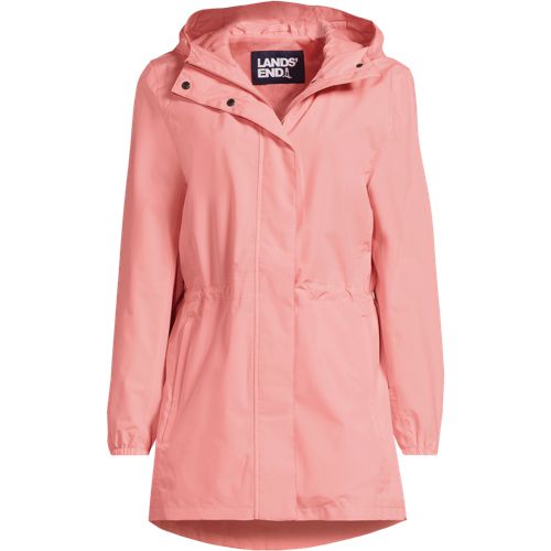  Lands' End Wasserdichte Regenjacke Squall Mit Packfach, Damen, Größe:32-34 Petite, Pink, Polyester, By Lands' End 