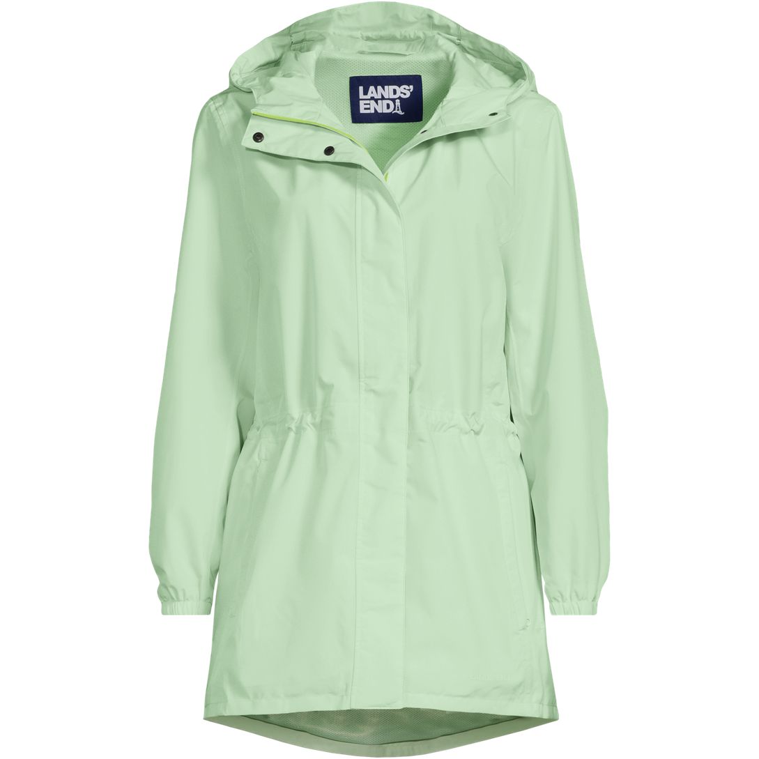 Women's Waterproof Hooded Packable Raincoat