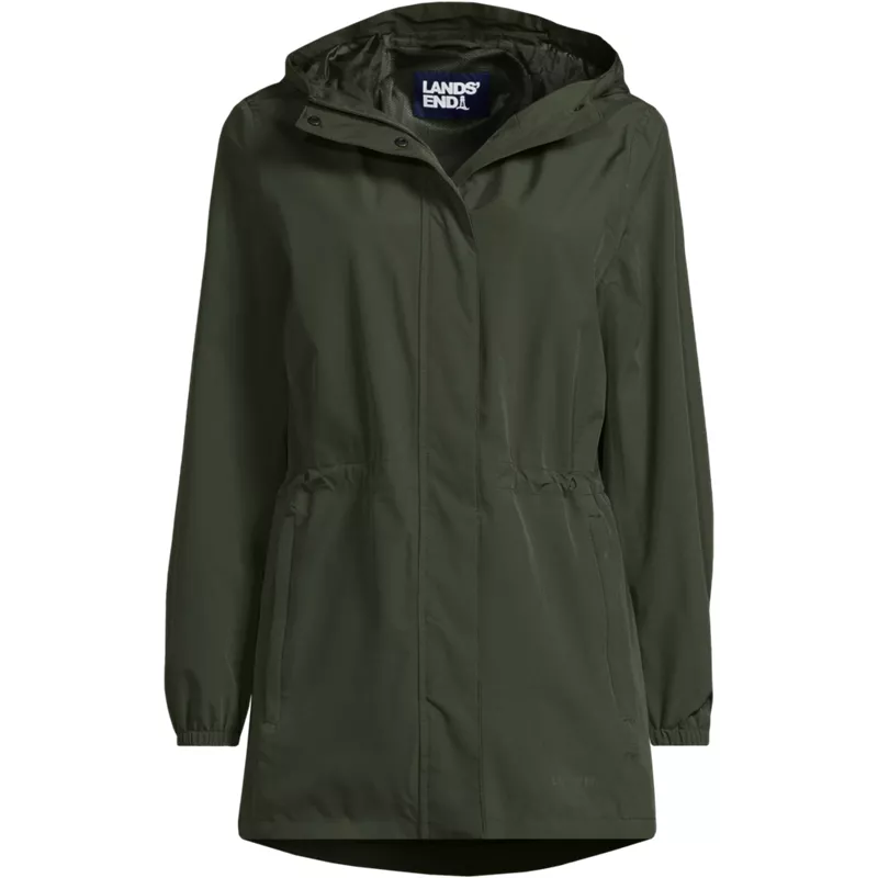 Plus Size Squall Packable Waterproof Raincoat, Front
