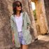 Women's Petite Waterproof Hooded Packable Raincoat, alternative image