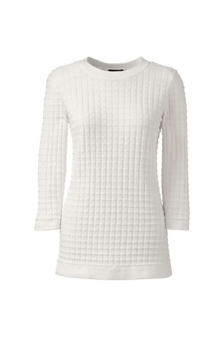 Women's Cotton Modal Textured Sweater