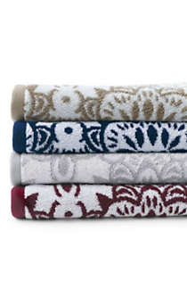 Premium Supima Cotton Jacquard 6-Piece Bath Towel Set, alternative image