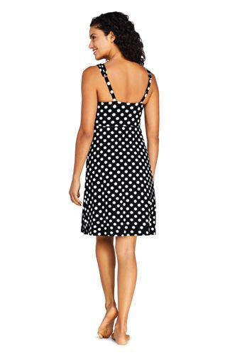 lands end polka dot dress