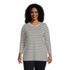 Women's Plus Size 3/4 Sleeve Cotton Supima Tunic, alternative image