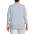 Women's Plus Size 3/4 Sleeve Cotton Supima Tunic, Back