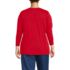 Women's Plus Size 3/4 Sleeve Cotton Supima Tunic, Back