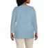 Women's Plus Size 3/4 Sleeve Cotton Supima Tunic, Back