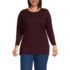 Women's Plus Size 3/4 Sleeve Cotton Supima Tunic, Front