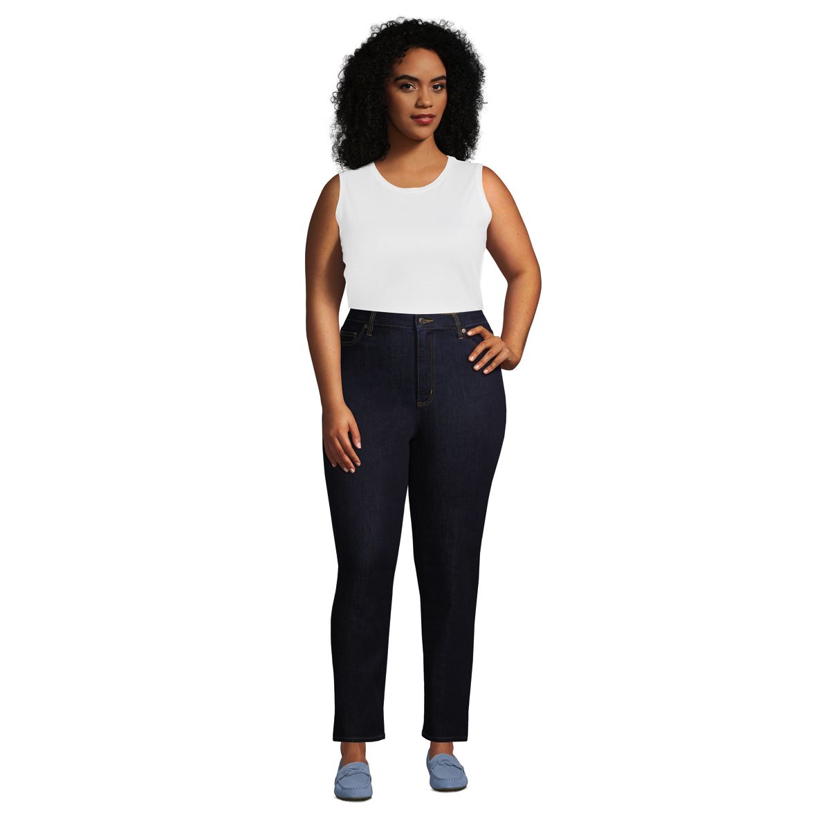 Women's Plus Size Supima Cotton Tank Top