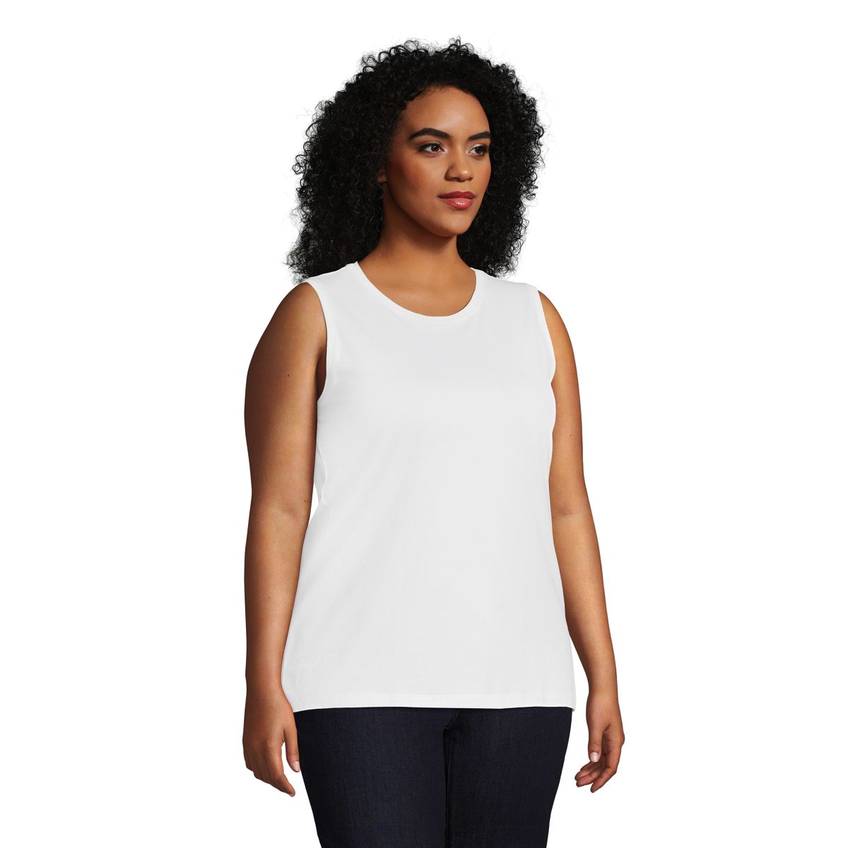 Women's Plus Size Supima Cotton Tank Top