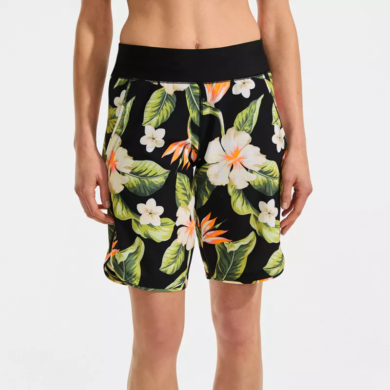Women's SunShade UPF 50 9" Board Shorts with Panty, Front