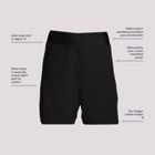 Women's Plus Size 9" Quick Dry Modest Swim Shorts with Panty
