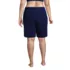 Women's Plus Size Sunshade UPF 50 9" Board Shorts with Panty, Back