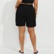Women's Plus Size 9" Quick Dry Modest Swim Shorts with Panty, Back
