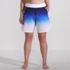 Women's Plus Size 9" Board Shorts with Panty, Front
