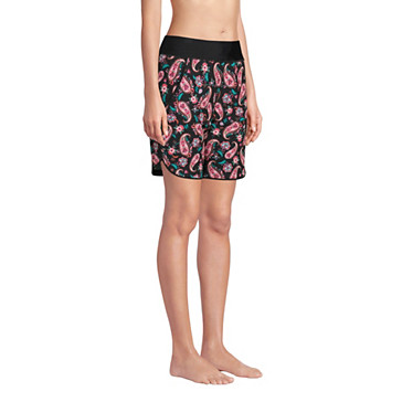 Short AquaSport Taille Confort Imprimé, Femme Stature Standard image number 1