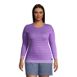 Women's Plus Size Reversible 3/4 Sleeve Top, Front