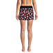 Women's 3" Quick Dry Elastic Waist Board Shorts Swim Cover-up Shorts with Panty Print, Back