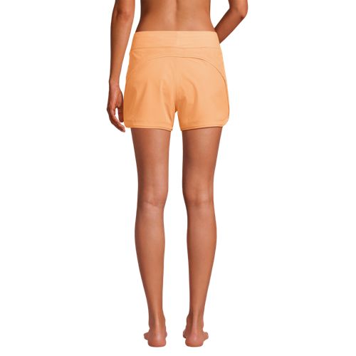 Women's Sunshade UPF 50 3" Board Shorts with Panty, Back