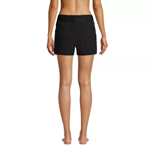 Women's SunShade UPF 50 3" Board Shorts with Panty, Back