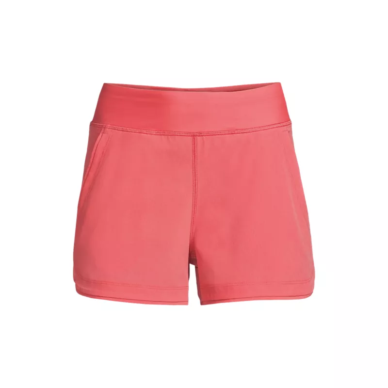 Women's Plus Size SunShade UPF 50 3" Board Shorts with Panty, Front