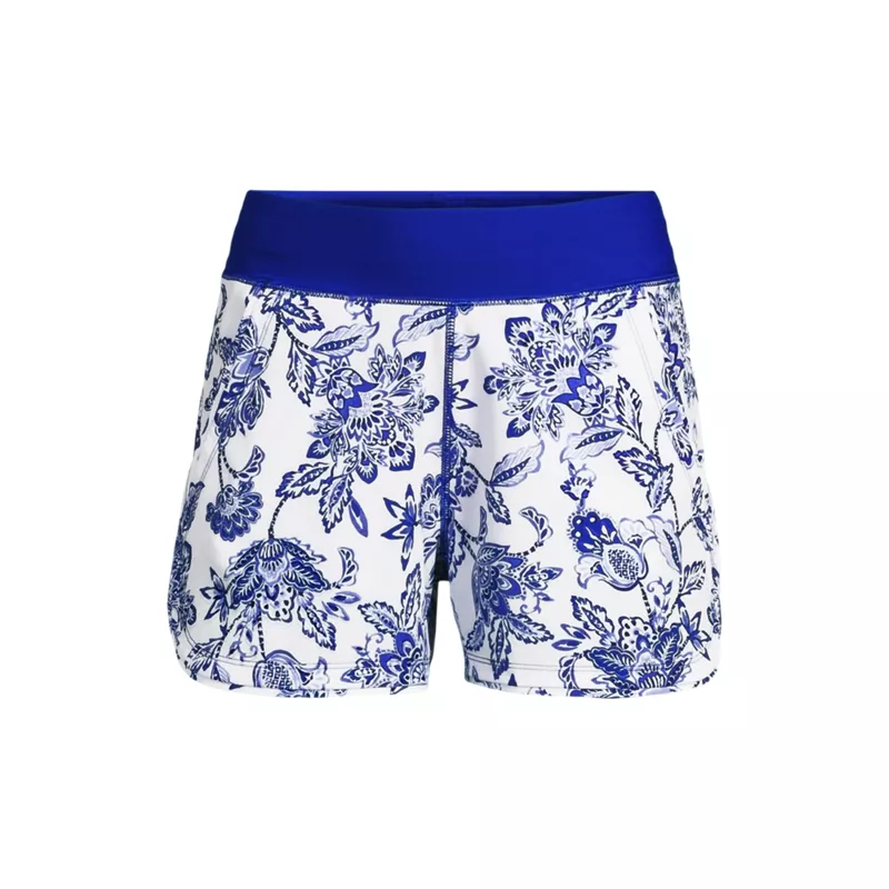 Women's Plus Size SunShade UPF 50 3" Board Shorts with Panty, Front