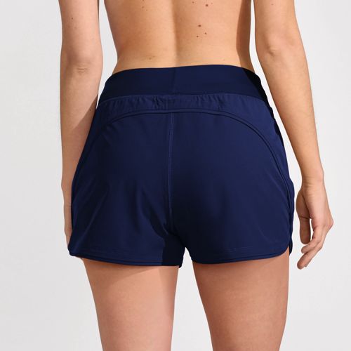 Women's Sunshade UPF 50 3" Board Shorts with Panty, Back